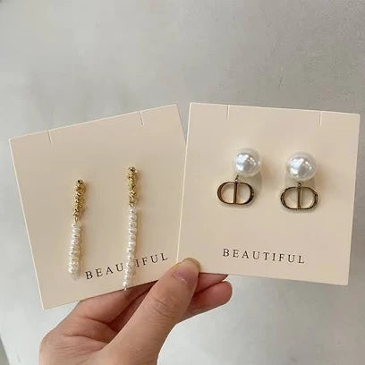 Small Earring Organizer Card