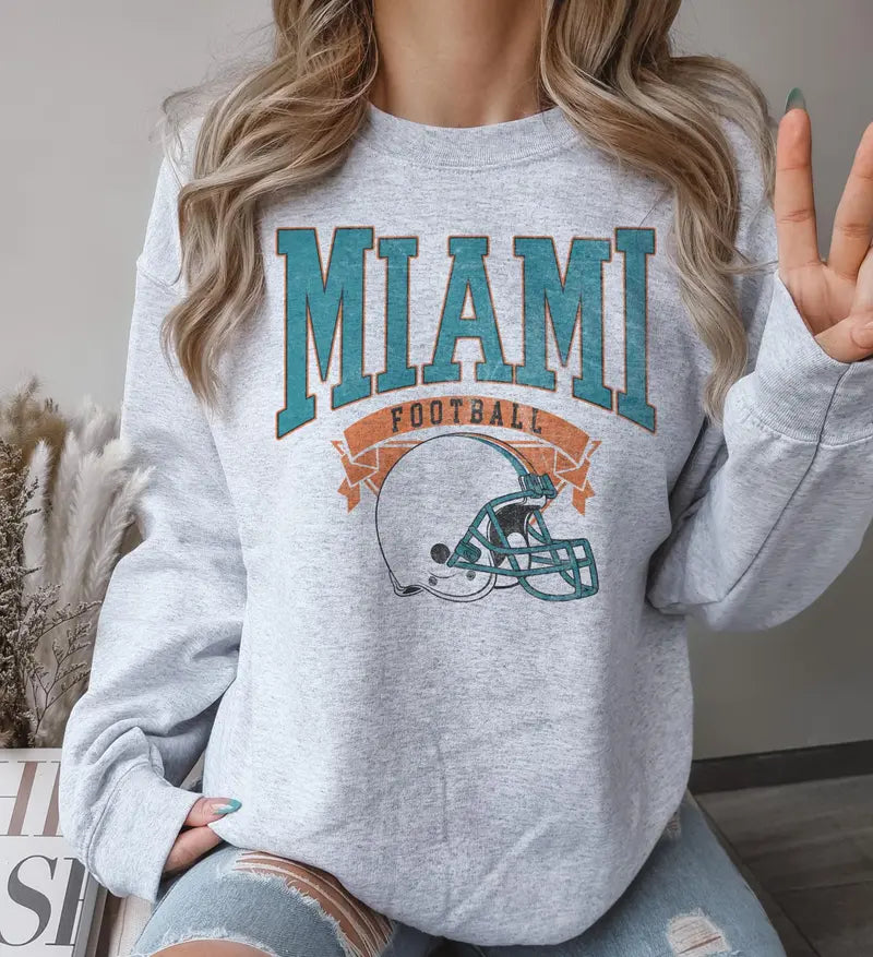 Furix® Vintage Football Sweatshirt
