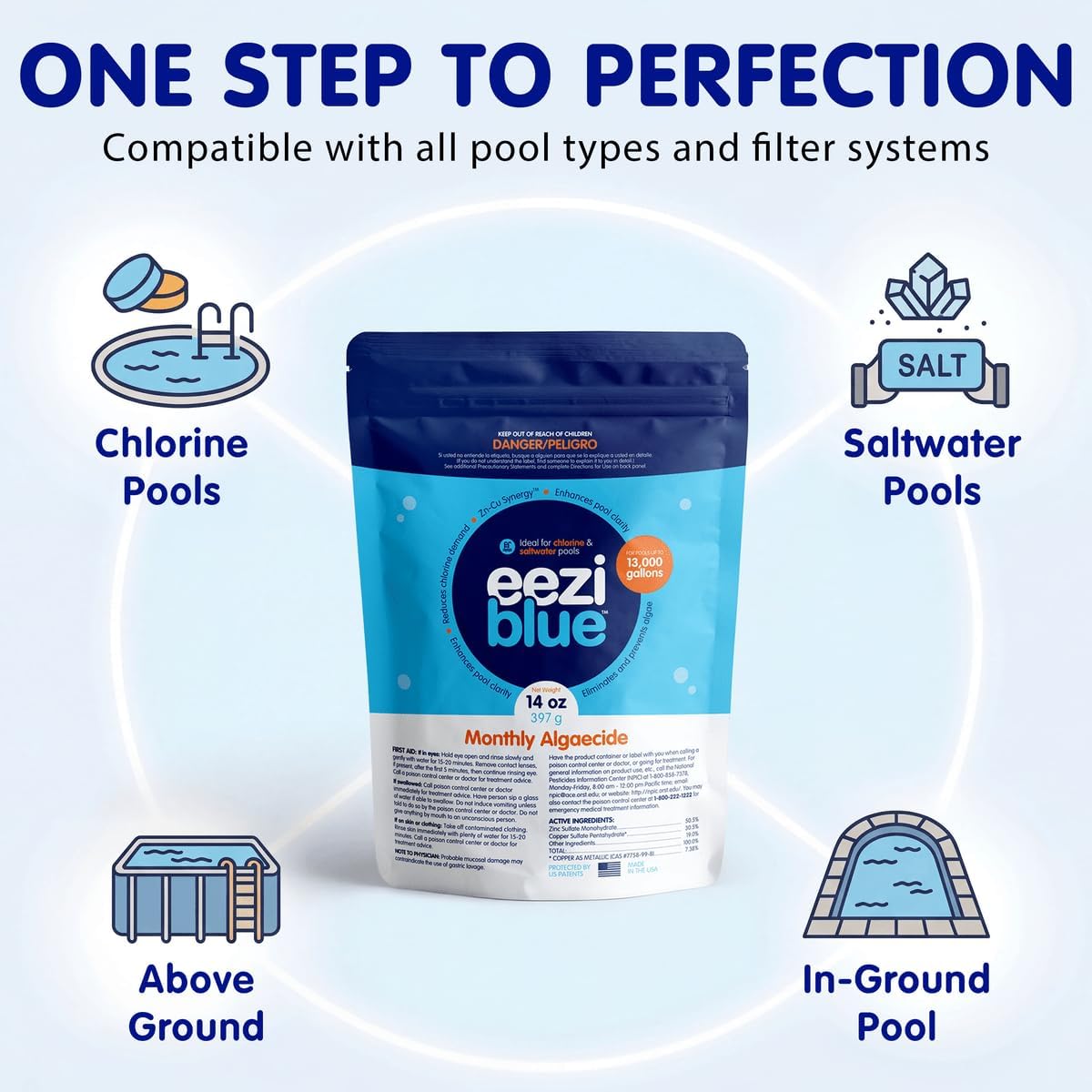 Furix™ Eeziblue Algaecide for Pools