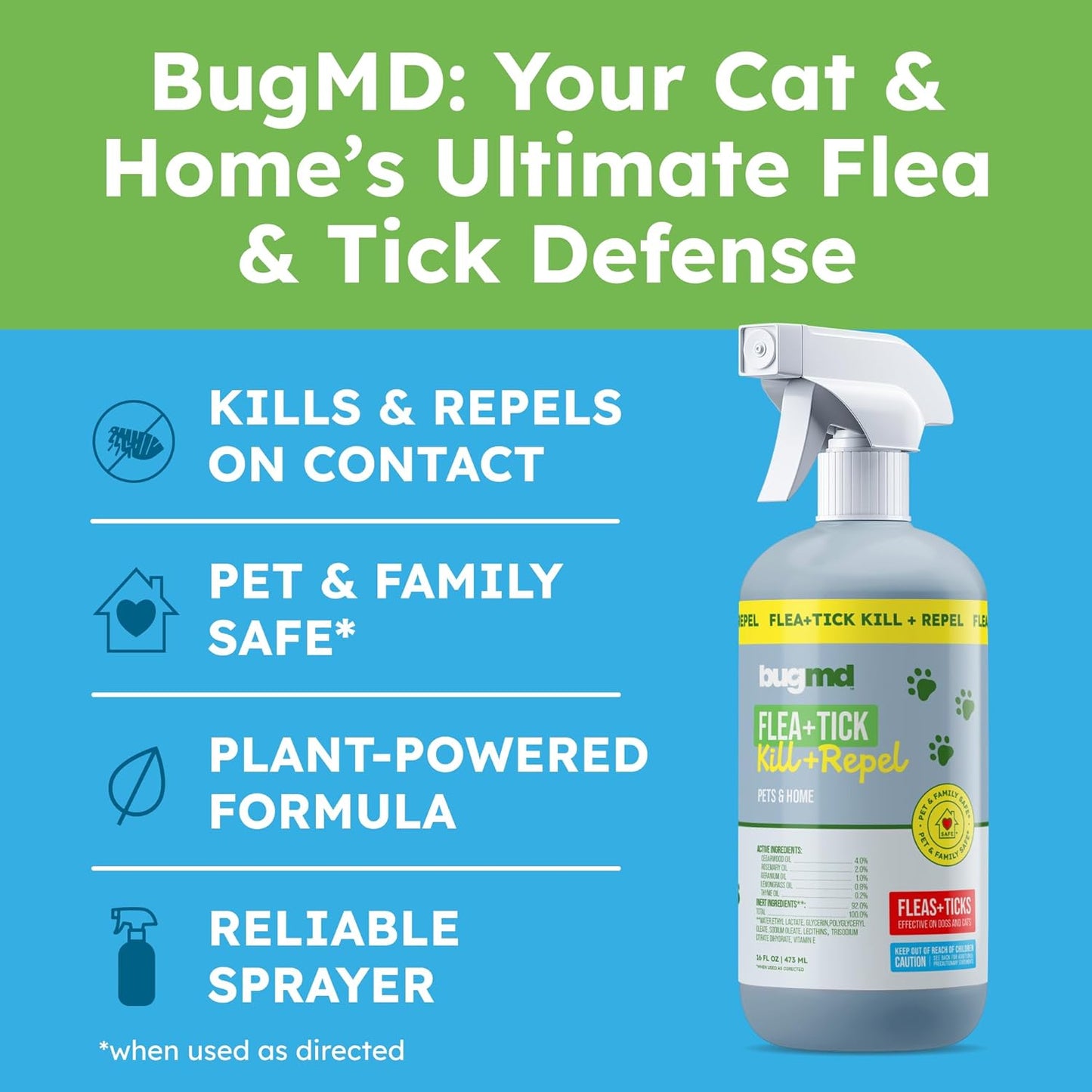 BugMD™ Flea and Tick Spray