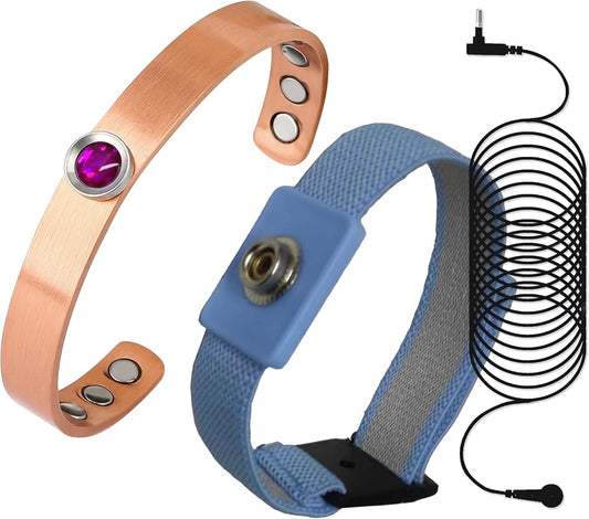 +1 FREE Copper Grounding Wrist Strap