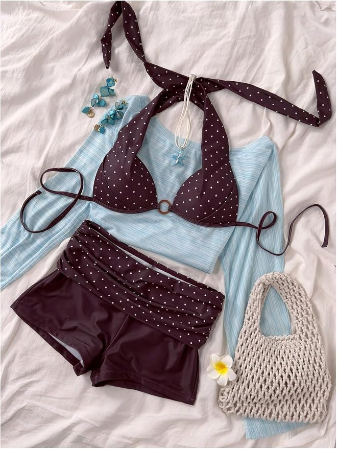 Furix™ 2-Piece Elegant Bikini Set with Shorts