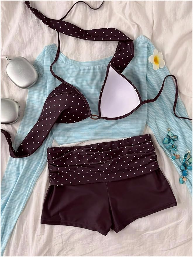Furix™ 2-Piece Elegant Bikini Set with Shorts