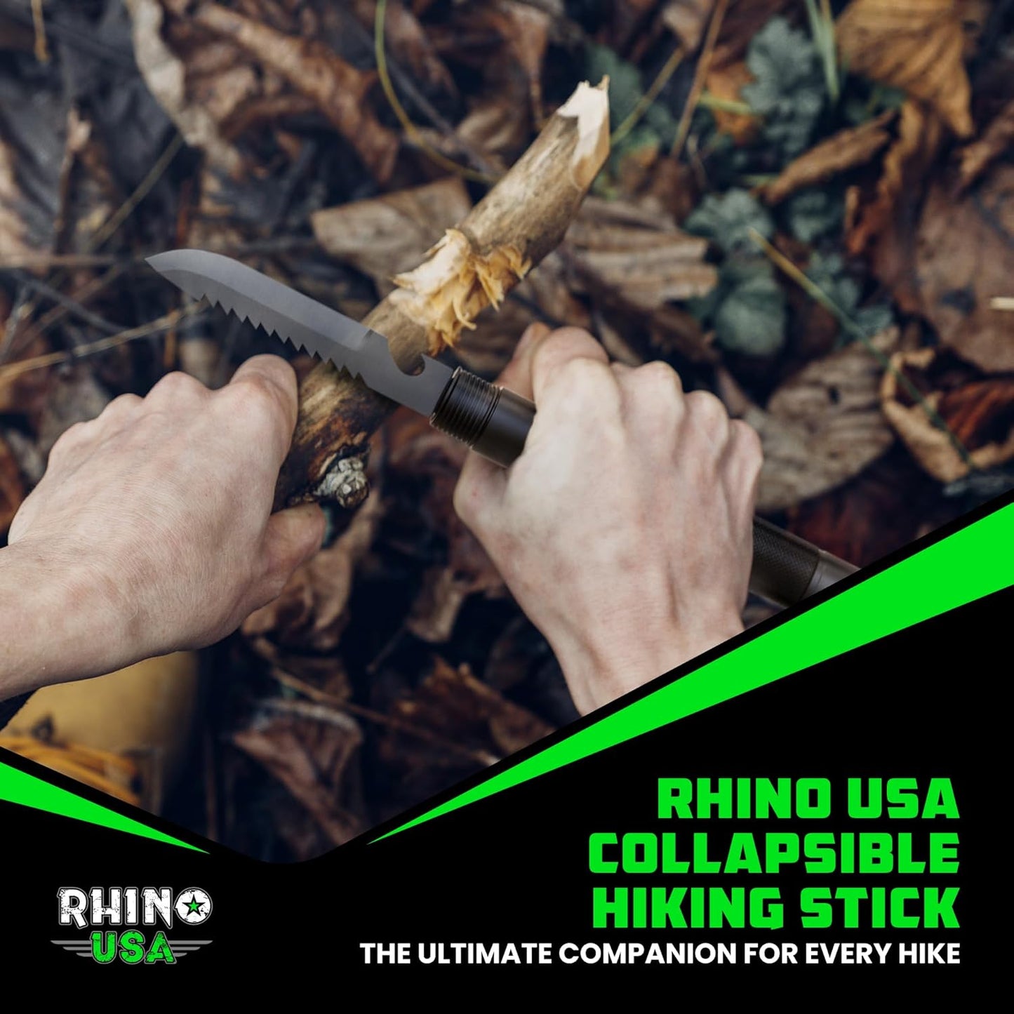 Furix™ Rhino Tactical Hiking Stick