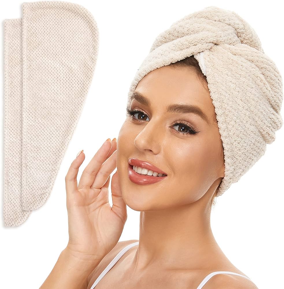 +1 FREE Microfiber Hair Towel