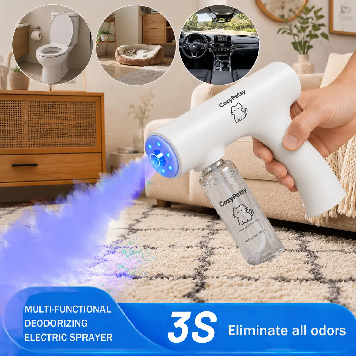 CozyPetsy™ Blue Light & Enzyme Deodorizer