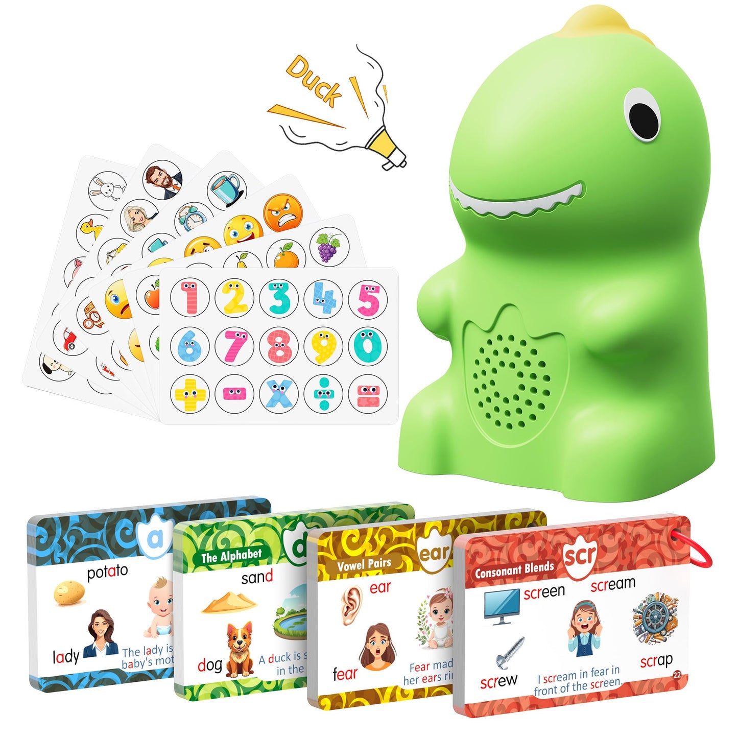 Furix Dinosaur Talking Flash Cards Set