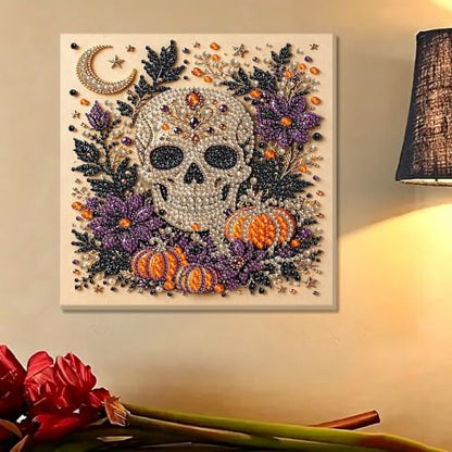 Halloween Skull Pearl Diamond Art Kits