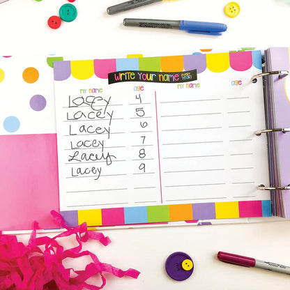 Furix School Memory Book for Kids