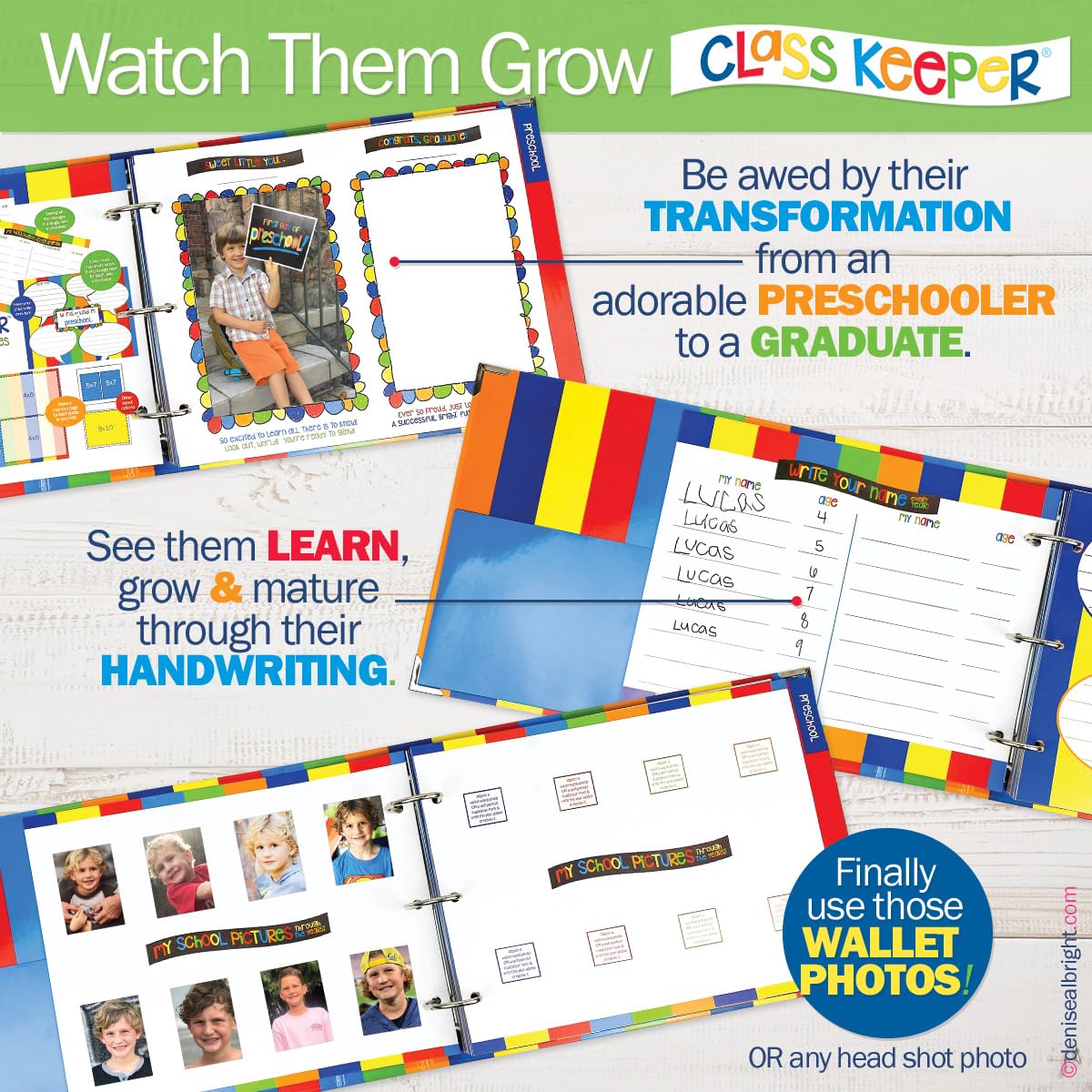 Furix School Memory Book for Kids