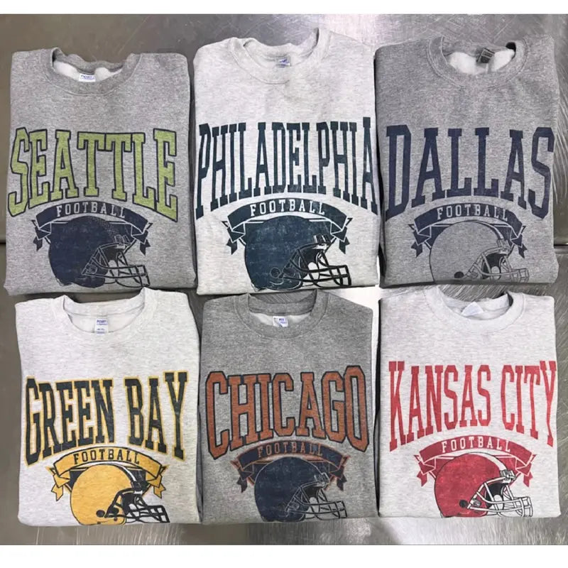 Furix® Vintage Football Sweatshirt