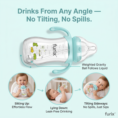 Furix™ Weighted Straw Toddler Bottle
