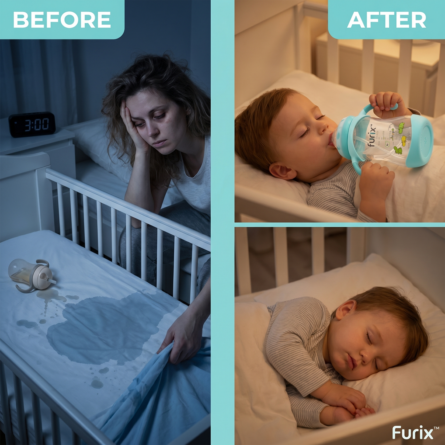 Furix™ Weighted Straw Toddler Bottle