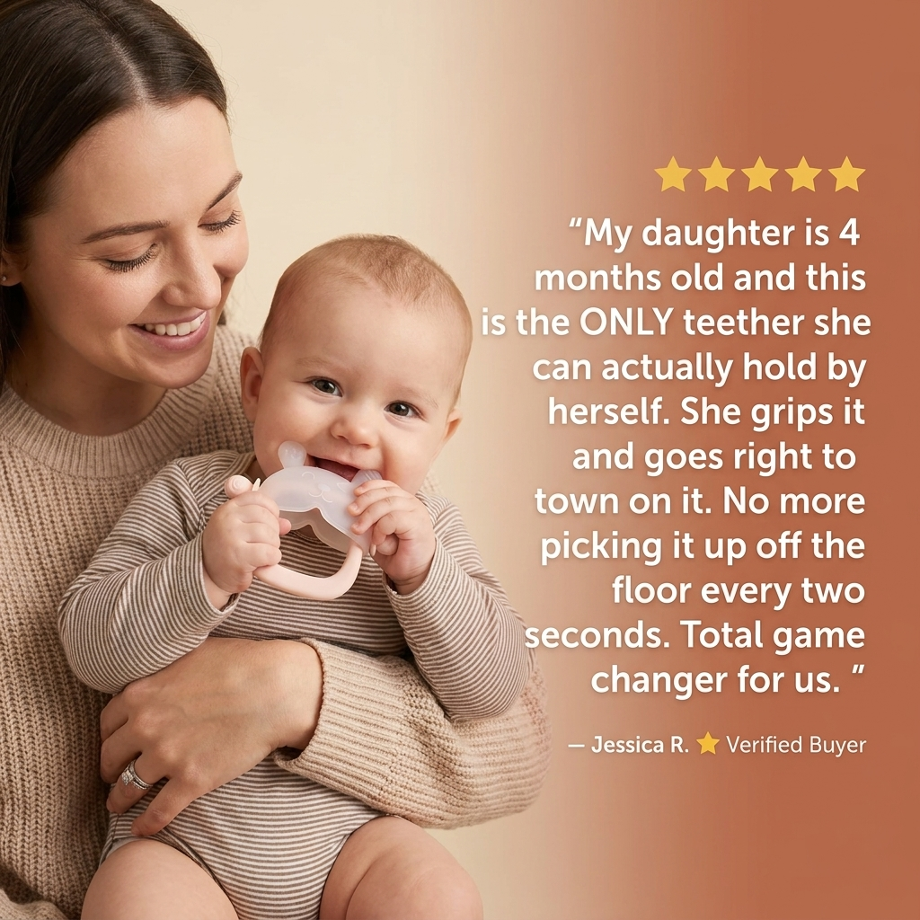 Dr. Isla® Baby Teether Mitten
