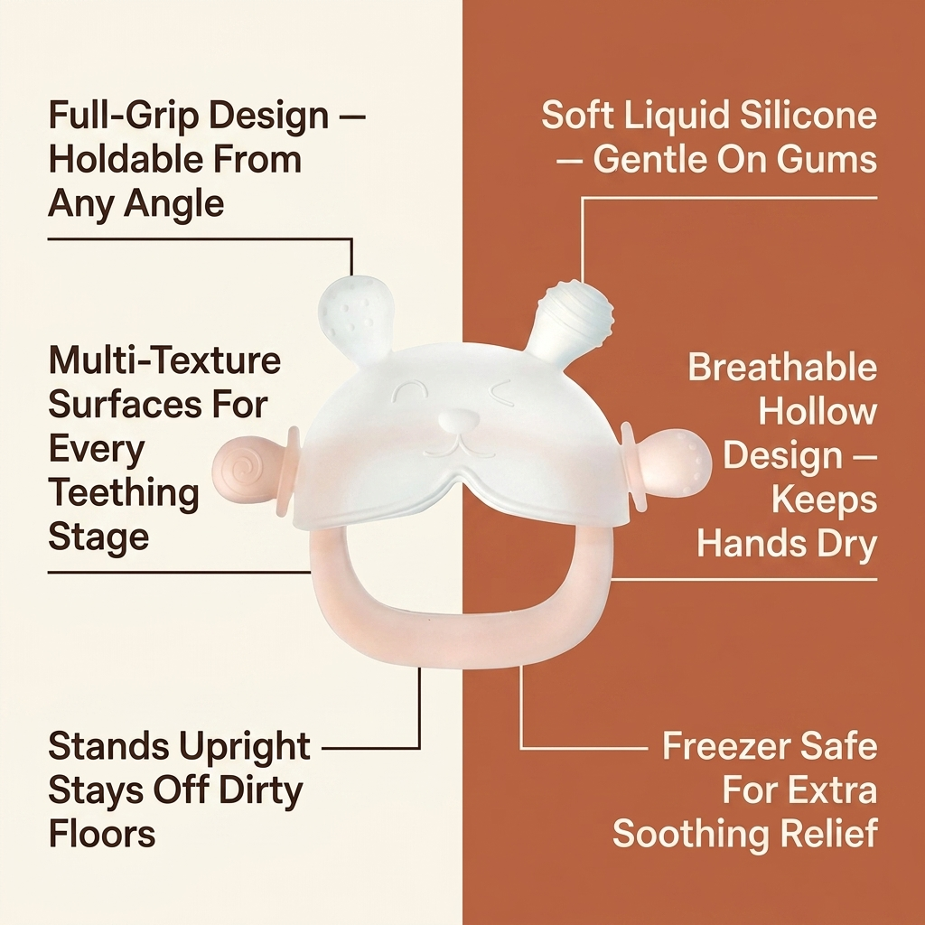 Dr. Isla® Baby Teether Mitten