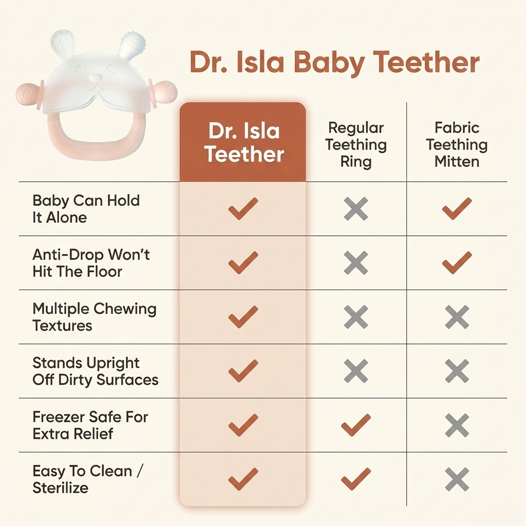 Dr. Isla® Baby Teether Mitten