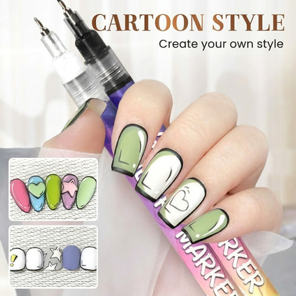 12 Colors Nail Art Pens Set