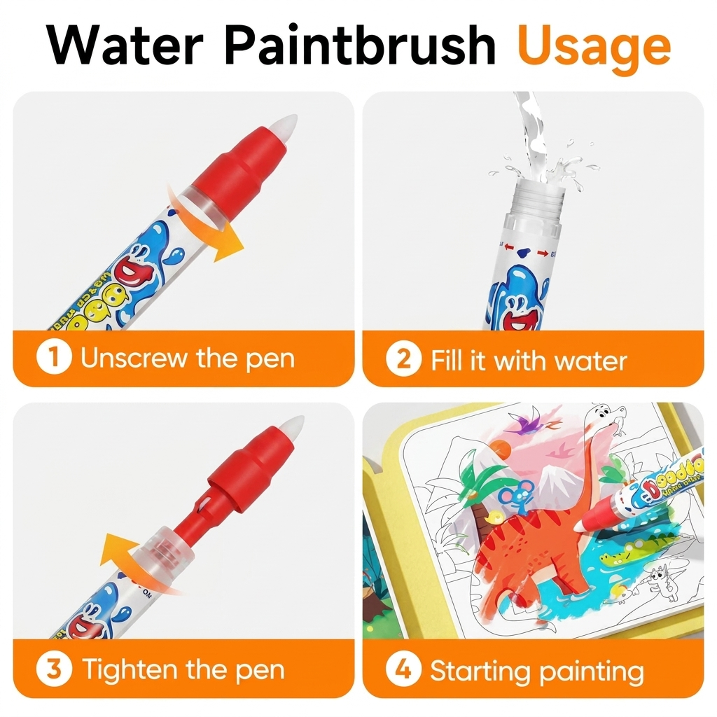 Timetome® Water Painting Books